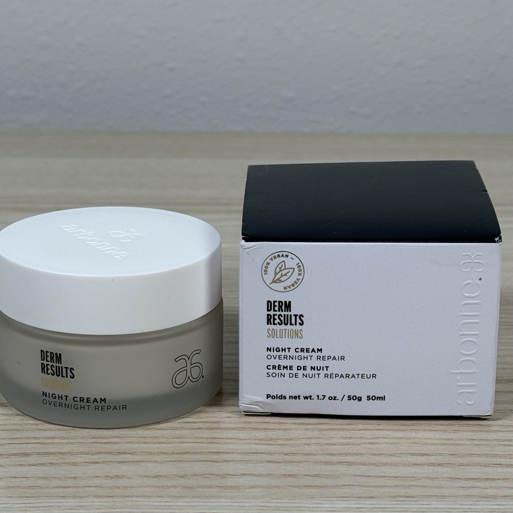 Arbonne Derm Results Night Cream Overnight Repair 1.7 oz